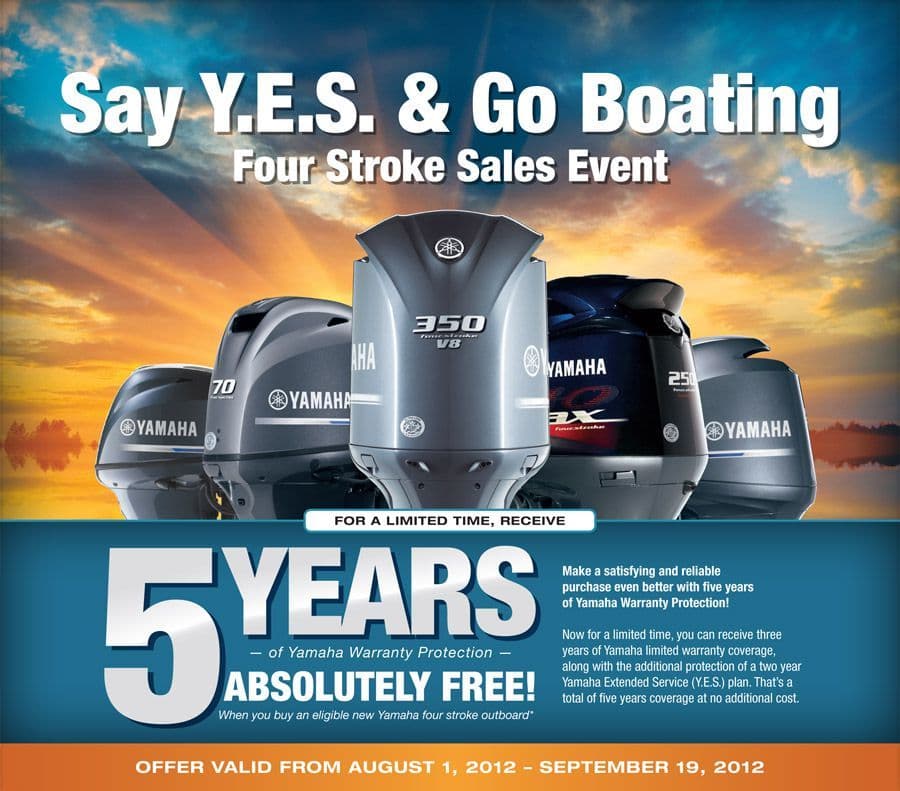 Yamaha Say Y.E.S. & Go Boating Sales Event
