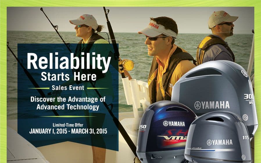 Yamaha Reliability Starts Here Sales Event!