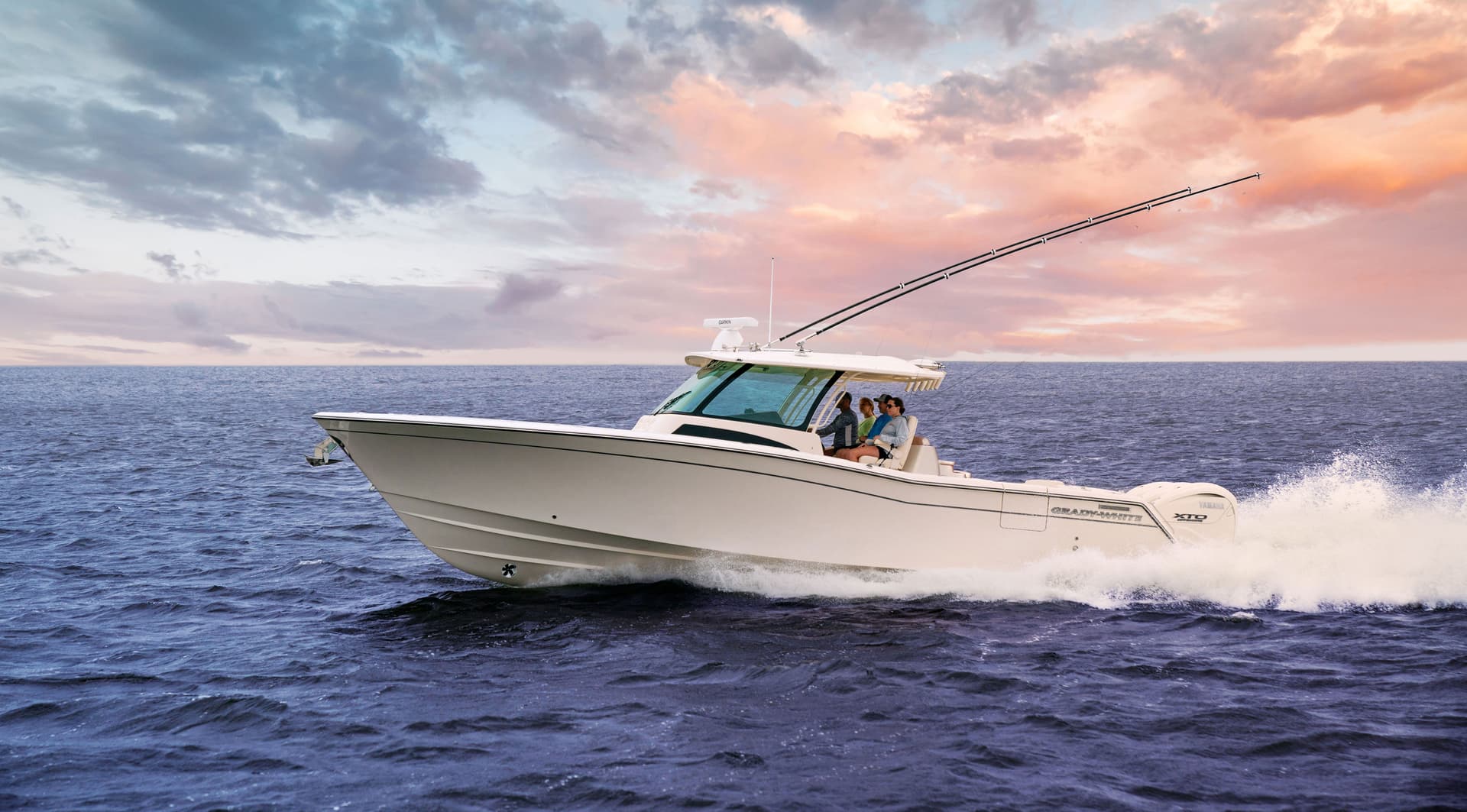 Grady-White boats on the water